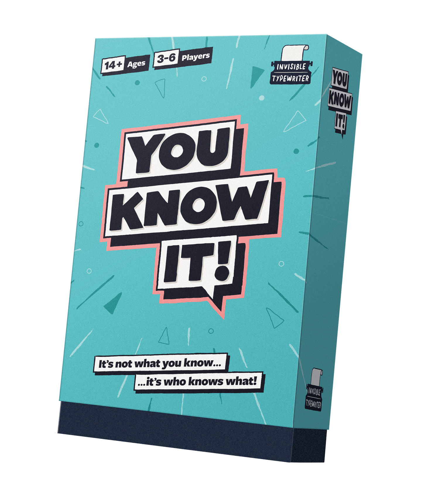 Board game box titled 'You Know It!' with a blue background and text.